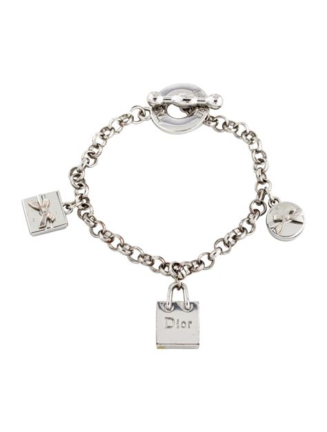 dior braclet silver|genuine dior bracelets.